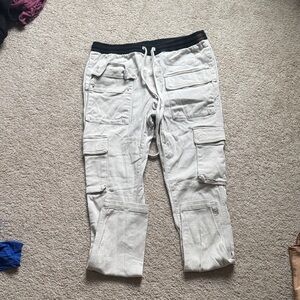 Men's Light Gray Cargo Pants